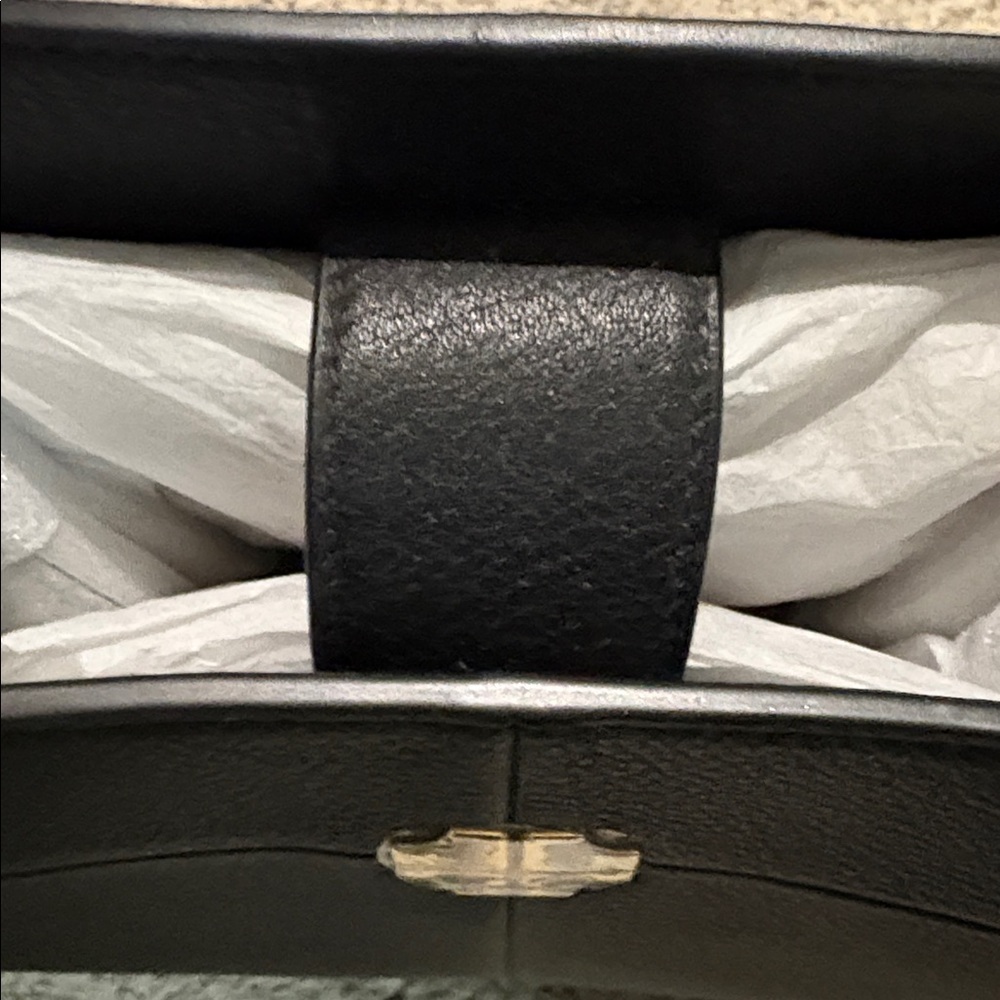 Tory Burch Purse Leather Tote Laptop Bag Ivy Side Zipper Gold Hardware New NWT - Picture 16 of 16